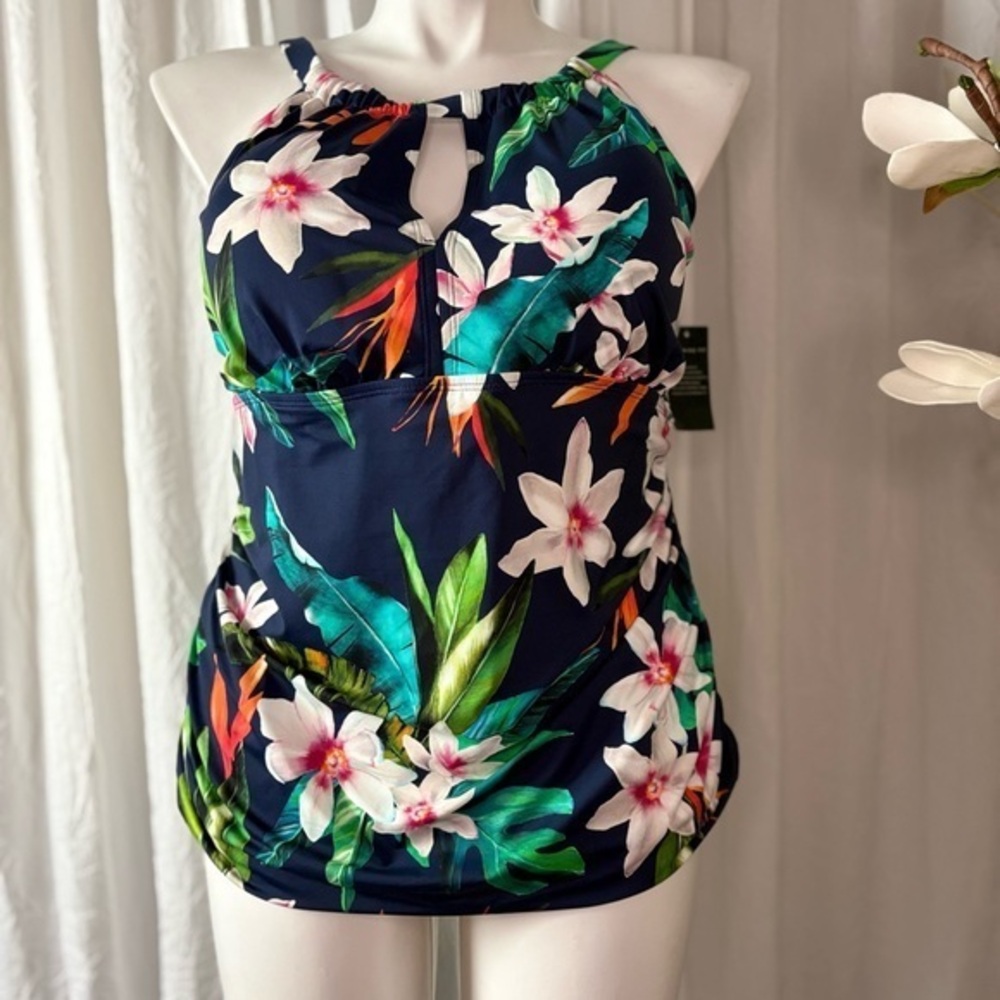 Ralph Lauren Tankini Floral Top